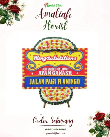 Sewa Papan Bunga Bangun Rejo